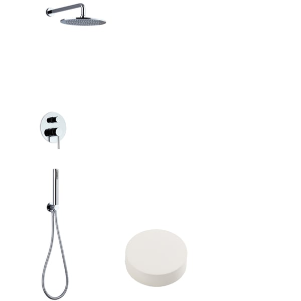 Σετ εντοιχισμού ντους Artist White Matt